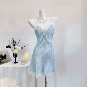 Lace Whisper Slip Dress — Lace Trim Nightgown & Set