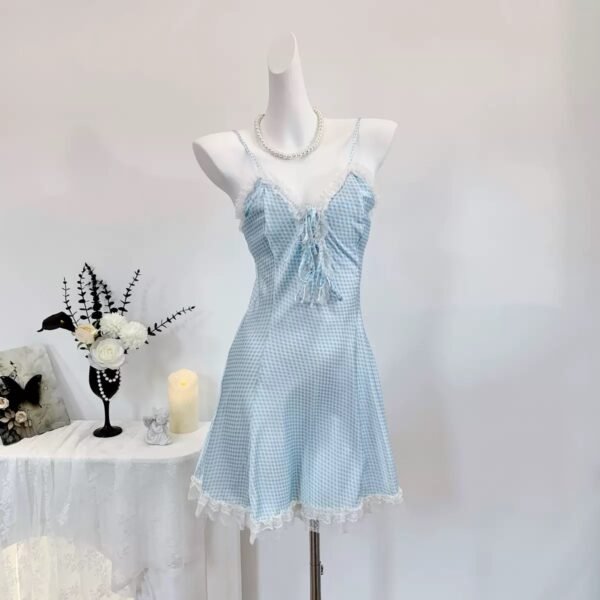 Lace Whisper Slip Dress — Lace Trim Nightgown & Set