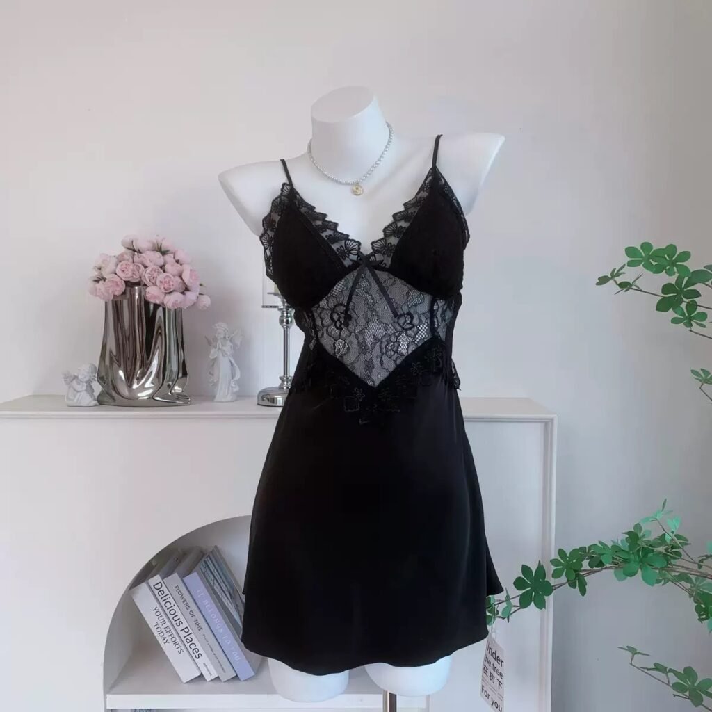 Twilight Secret Slip Dress Black
